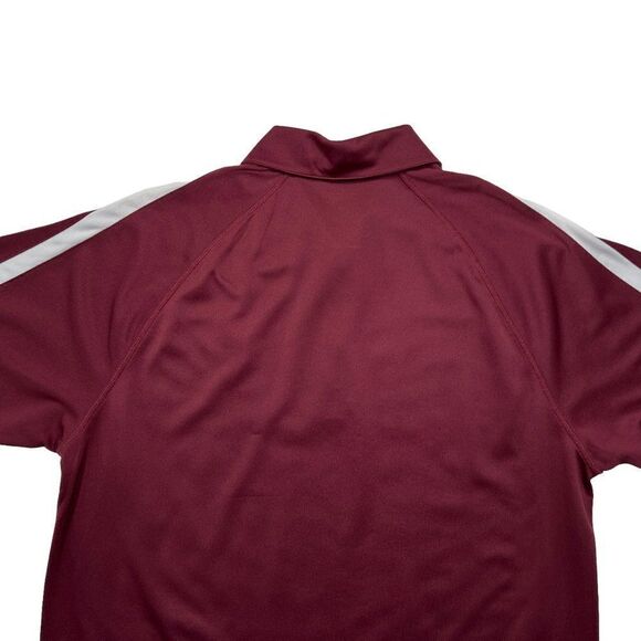 Sport Tek Texas A&M Polo Men's Size Large Maroon Embroidered Athletic Golf Shirt - Picture 6 of 10